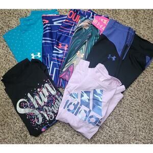 Under Armour, Adidas- Girl's Athletic Bundle- Size Large